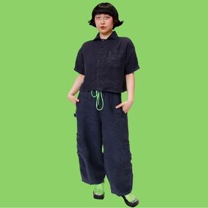MEALS- Black chef pant